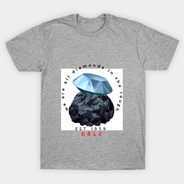 We are all diamonds in the rough T-Shirt by Calgary Rock and Lapidary Club